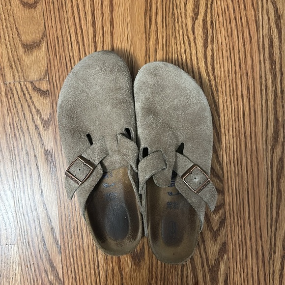 Boston Soft Footbed Birkenstock Suede - Picture 2 of 3